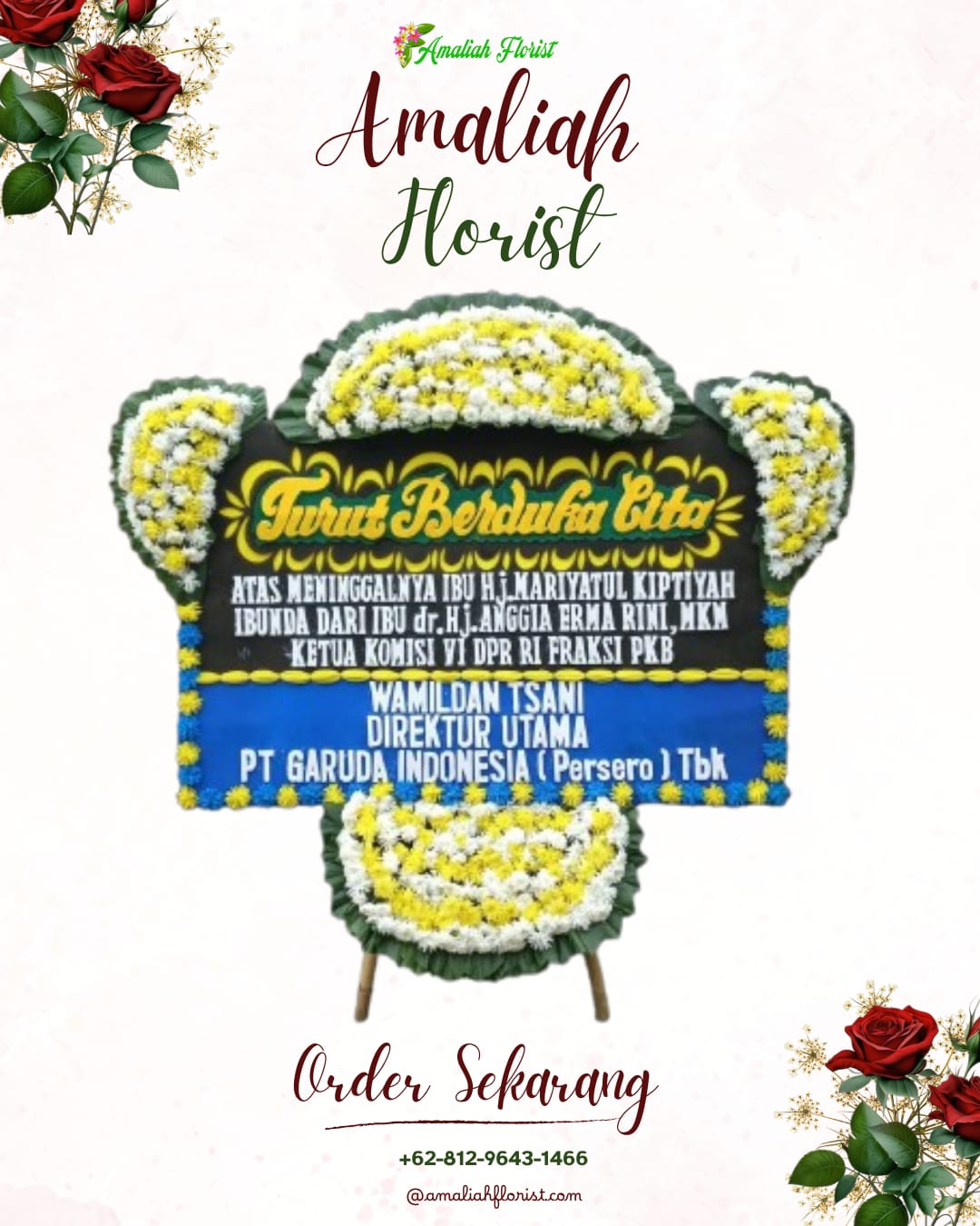 Papan Bunga Duka Cihampelas